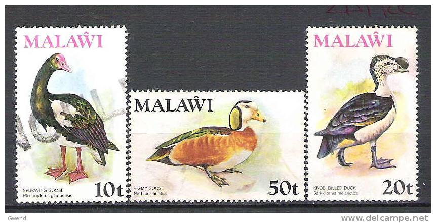 Malawi  N° YVERT 234 236 238 OBLITERE - Malawi (1964-...)