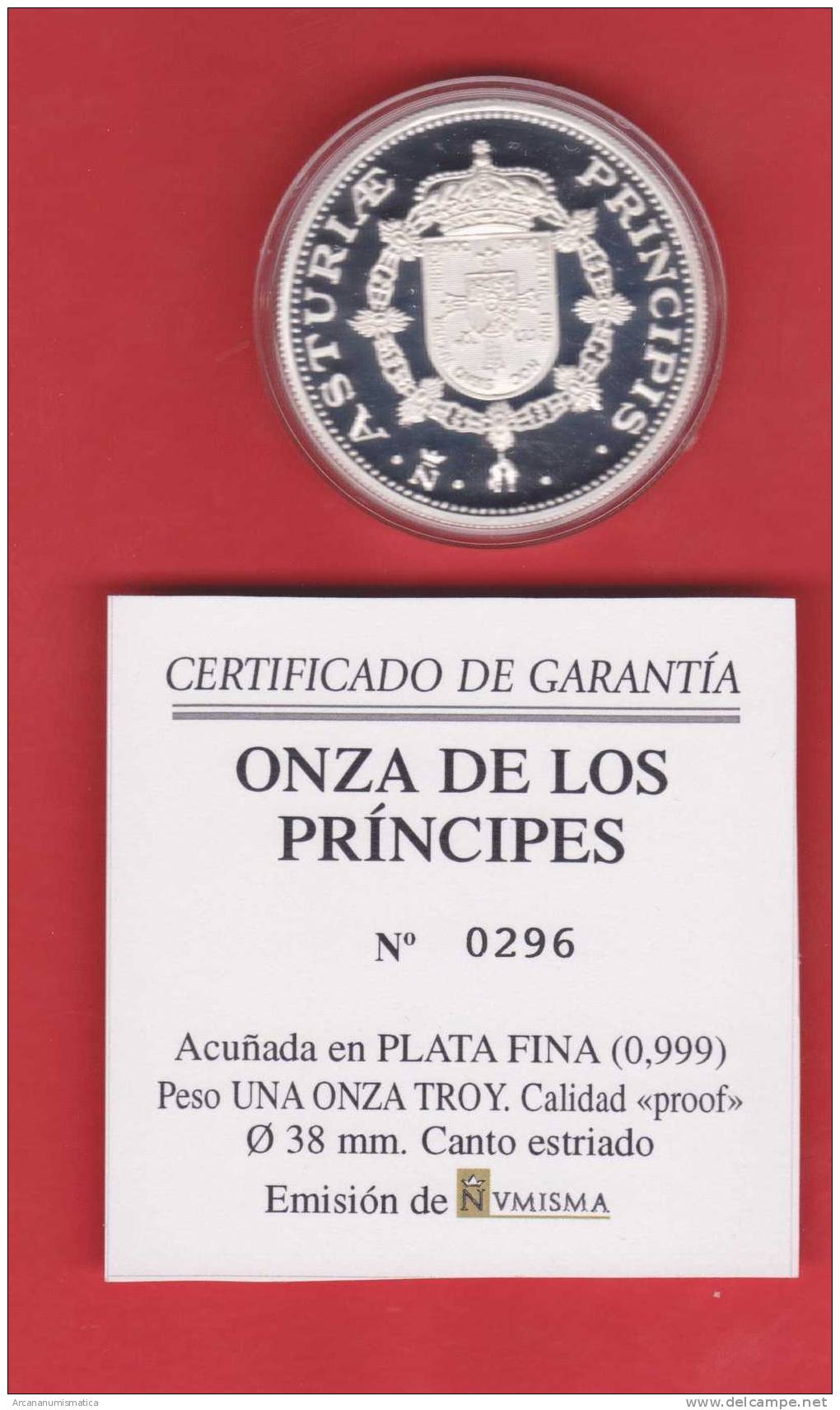 ESPAÑA  Medalla PLATA/SILVER   PROOF  SC/UNC     "FELIPE Y LETIZIA"  2.004     DL-9516 - Sonstige & Ohne Zuordnung