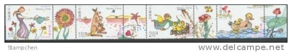 2005 Macau/Macao Stamps - Love And Greeting Flower Kangaroo Lotus Bird Duck Heart - Ongebruikt