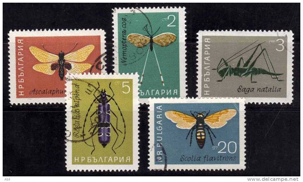 Bulgarie 1964 N°Y.T. ;  1247 à 1250 Et 1252 Obl. - Gebraucht