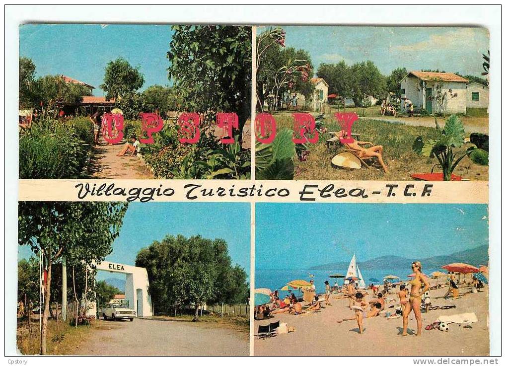 ITALIA - MARINA Di ASCEA - Villaggio Turistico Elea - Village De Vacances Elea - Dos Scané - Salerno