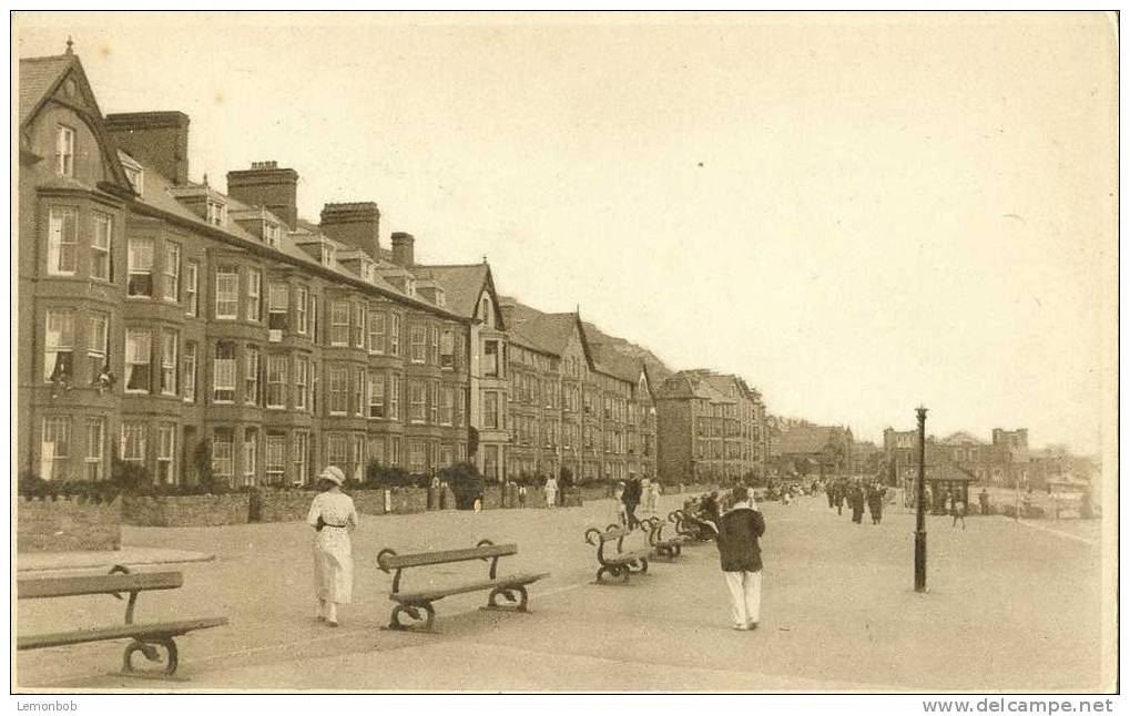 Britain United Kingdom Barmouth Marine Parade Early 1900s Postcard [P1490] - Merionethshire