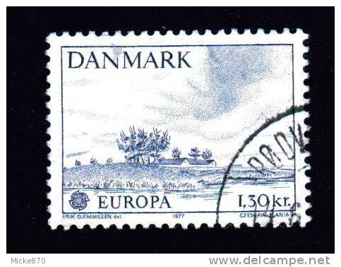 Danemark N°641 Oblitéré Europa Paysage - Usado