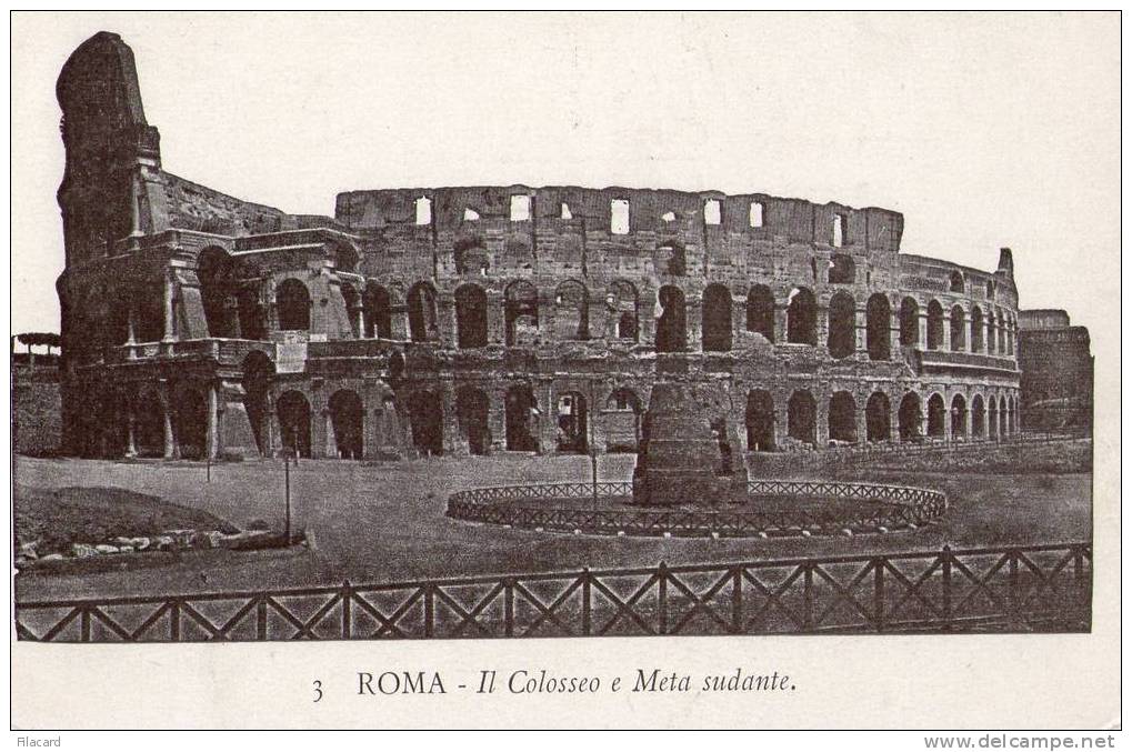 8343    Italia     Roma    Il  Colosseo  E Meta  Sudante  NV - Colosseum