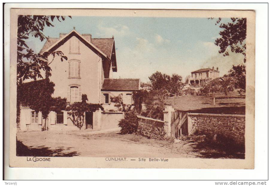 CPA De Cunlhat (Puy De Dôme 63): Site Belle Vue - Cunlhat