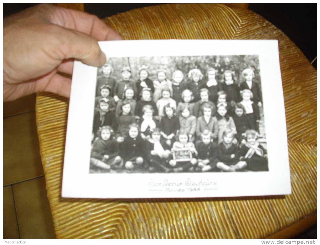 Photographie D école :Souvenir Scolaire  Ecoliers De St Michel à Annonay 1944 - Unclassified