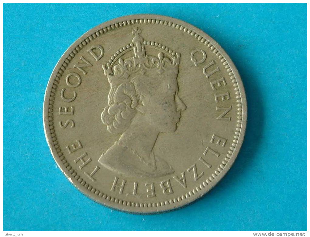 1960 - 1 DOLLAR / KM 31.1 ( For Grade, Please See Photo ) !! - Hong Kong
