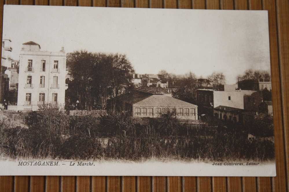 CPA MOSTAGANEM Le Marché Algérie Ex Colonie Française - Mostaganem