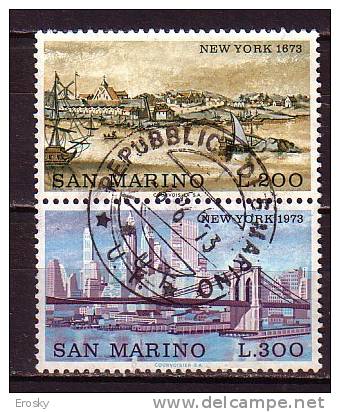 Y8756 - SAN MARINO Ss N°876/77 - SAINT-MARIN Yv N°831/32 - Used Stamps