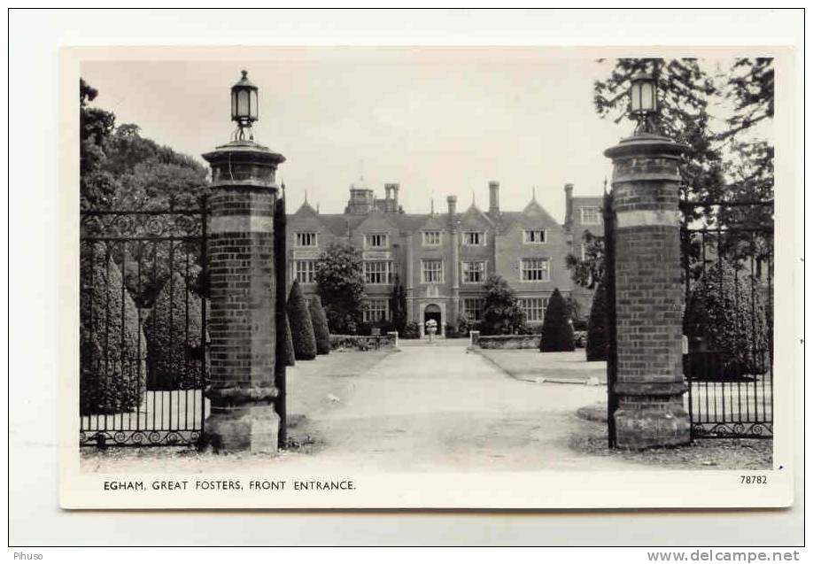 UK804 :  EGHAM : Great Posters, Front Entrance - Surrey