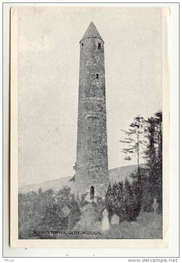 UK810 :  GLENDALOUGH : Round Tower - Wicklow