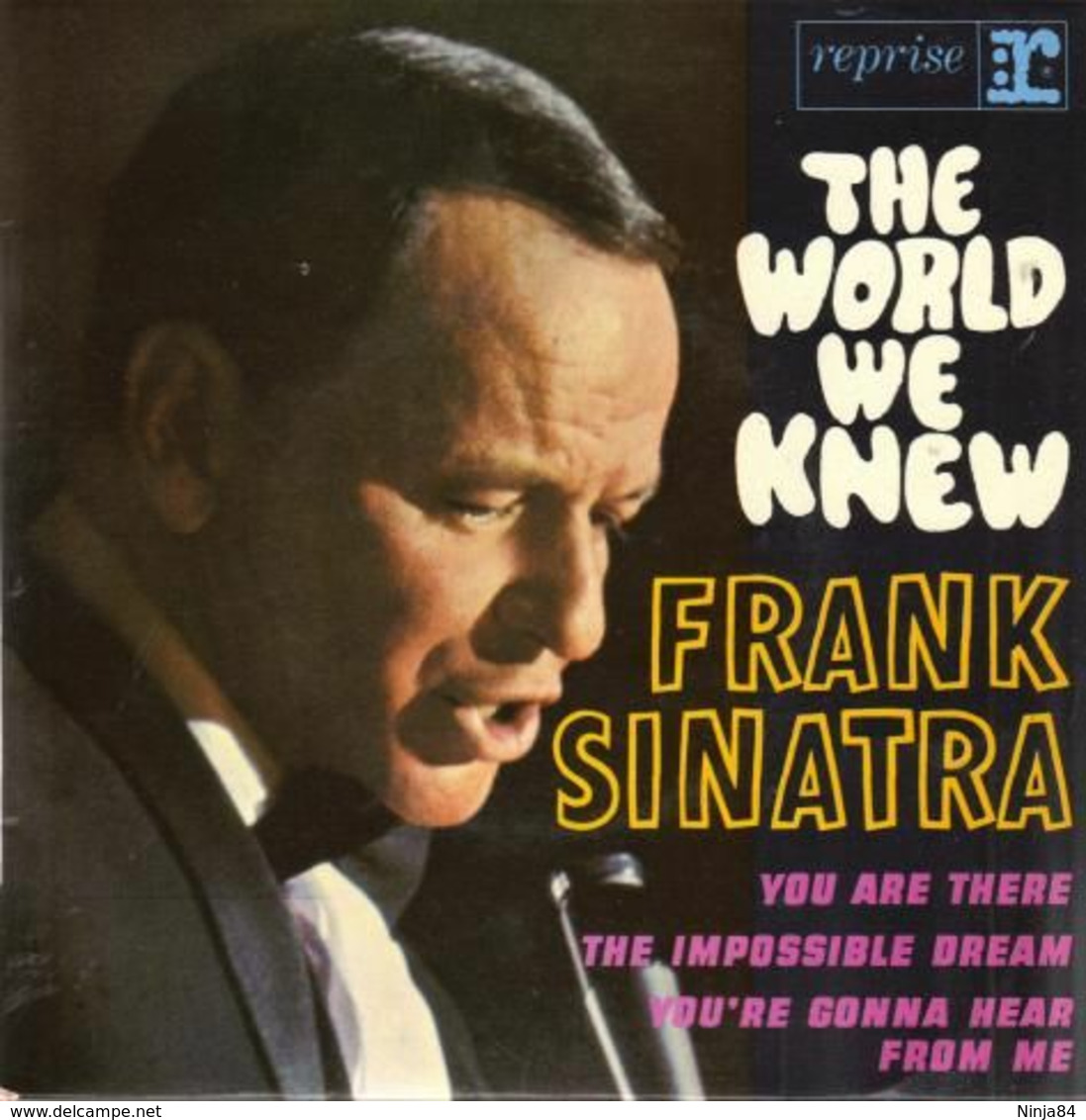 EP 45 RPM (7")  Frank Sinatra  "  The World We Knew  " - Jazz