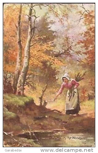 CPA Fantaisie Illustrée RAPHAEL TUCK " Oilette " N° 9291 - " SURREY WOODS AND LANES - Autumn In The Woods ". - Tuck, Raphael