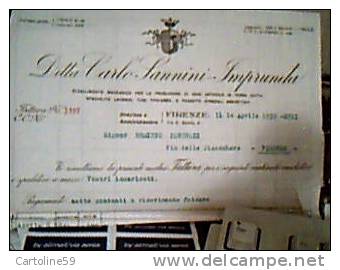 DITTA CARLO SANNINI  IMPRUNETA FIRENZE 1939 CQ13636 - Italia