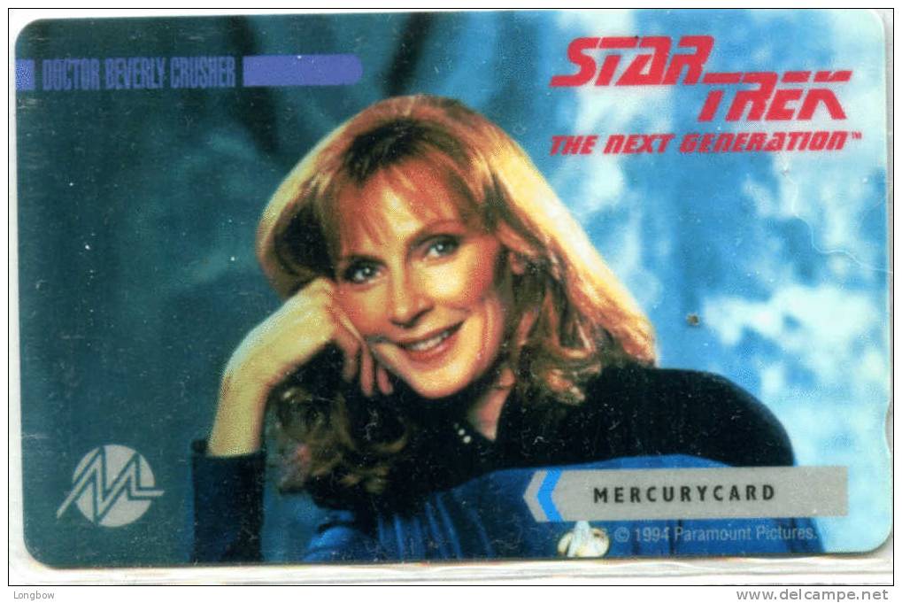 MER583 STAR TREK DR.BEVERLY CRUSHER MINT - [ 4] Mercury Communications & Paytelco