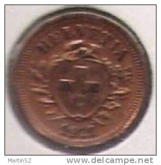 Schweiz Suisse: 1 Rappen / Centime 1921   (Bronze O 16mm, 1.5 G)    Unz / Unc. Originalpatina - 1 Rappen