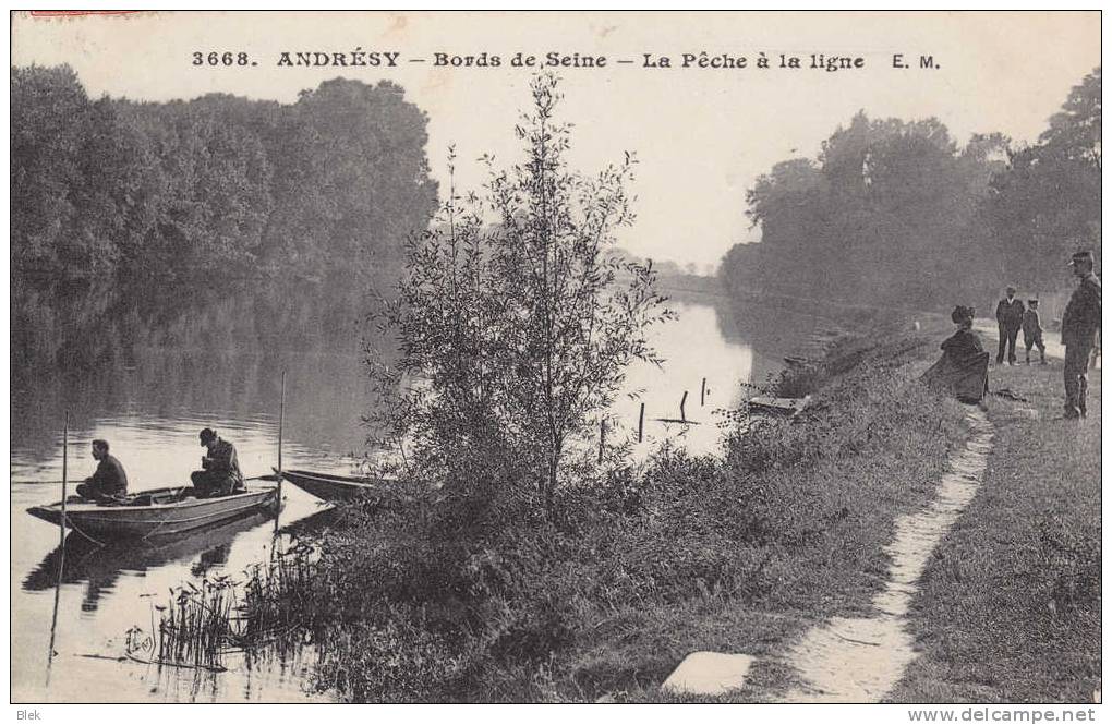 78. Andrésy . La Pèche A La Ligne . - Andresy