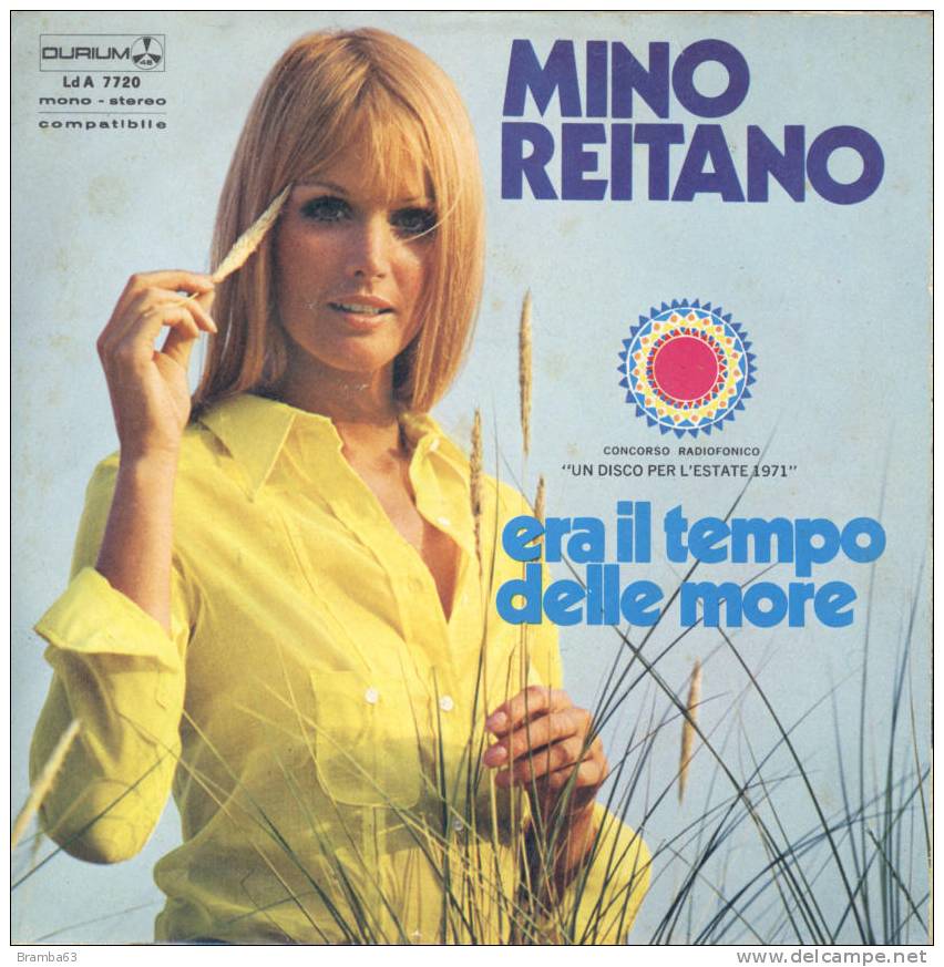 MINO REITANO 1971 - Vinile 45 Giri - Nella Mia Mente La Tempesta - Era Il Tempo Delle More - Otros - Canción Italiana