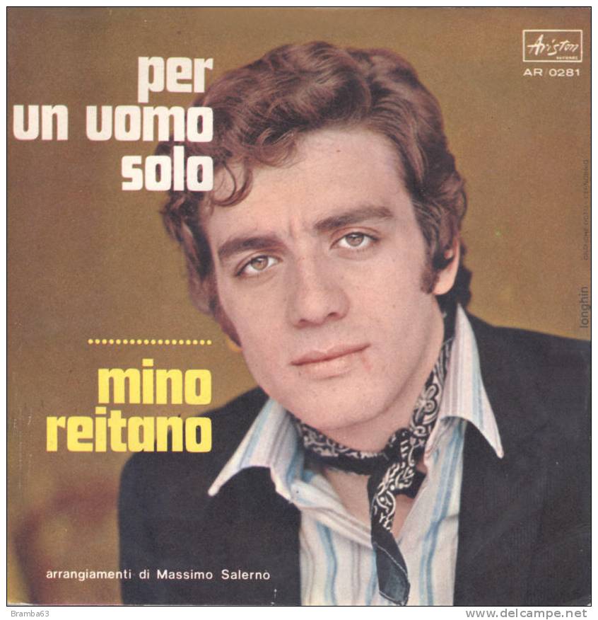 MINO REITANO 1968 - Vinile 45 Giri - Per Un Uomo Solo - Una Chitarra, Cento Illusioni - Altri - Musica Italiana