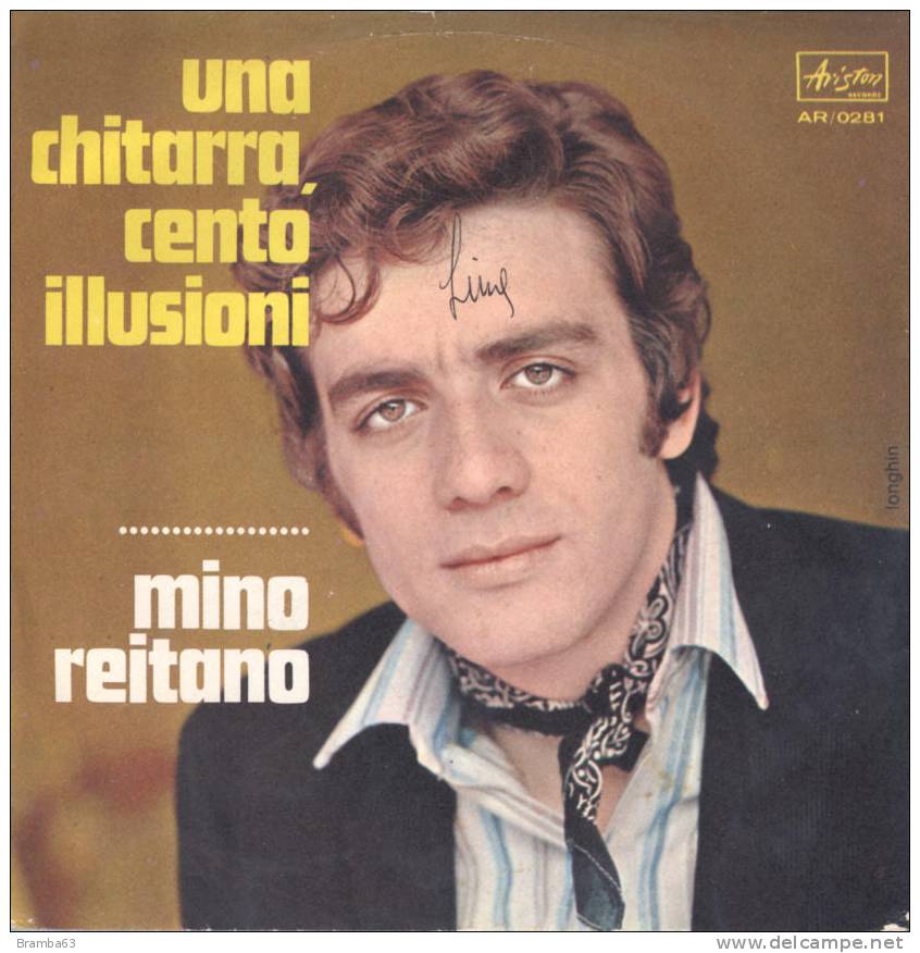 MINO REITANO 1968 - Vinile 45 Giri - Per Un Uomo Solo - Una Chitarra, Cento Illusioni - Altri - Musica Italiana