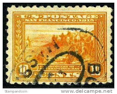 US #404 Used 10c Panama-Pacific Expo From 1913 - Gebruikt