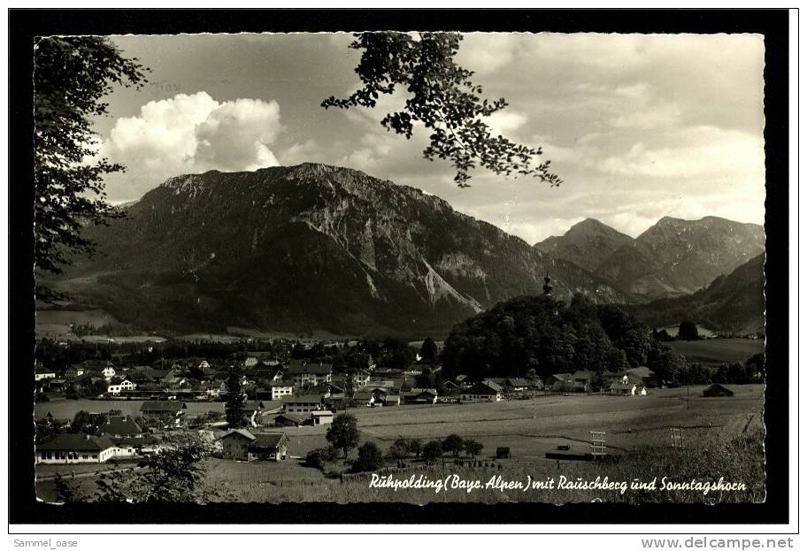 Ruhpolding  Mit Rauschberg Und Sonntagshorn  -  Ansichtskarte Ca.1961   (209) - Dahlen