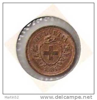 Schweiz Suisse: 1 Rappen / Centime 1934 (Bronze O 16mm, 1.5 G) Unz / Unc. - 1 Centime / Rappen