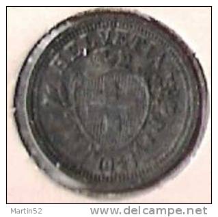 Schweiz Suisse: 1 Rappen / Centime 1945 (Zinq O 16mm, 1.2g)  -unz / -unc. Originalpatina - 1 Rappen