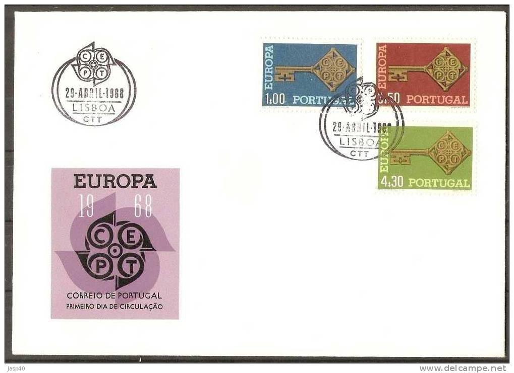 EUROPA 1968 - Postmark Collection