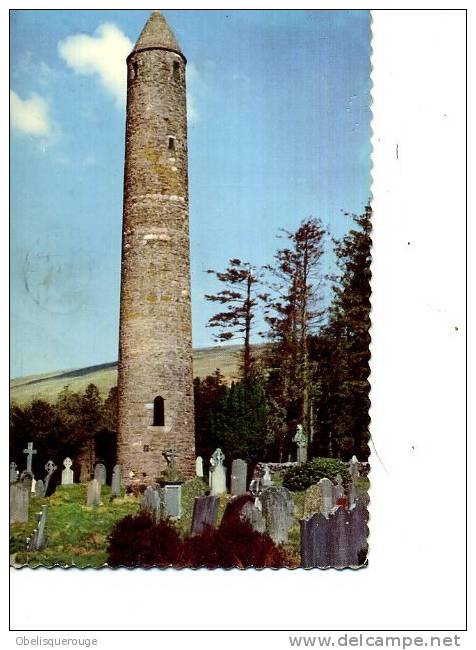 GLENDALOUGH ROUND TOWER  MONASTIC ST KEVIN Ireland  1960 - Wicklow