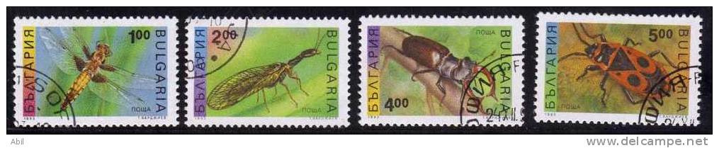 Bulgarie 1992 N°Y.T. ;  3545 à 3548 Obl. - Oblitérés