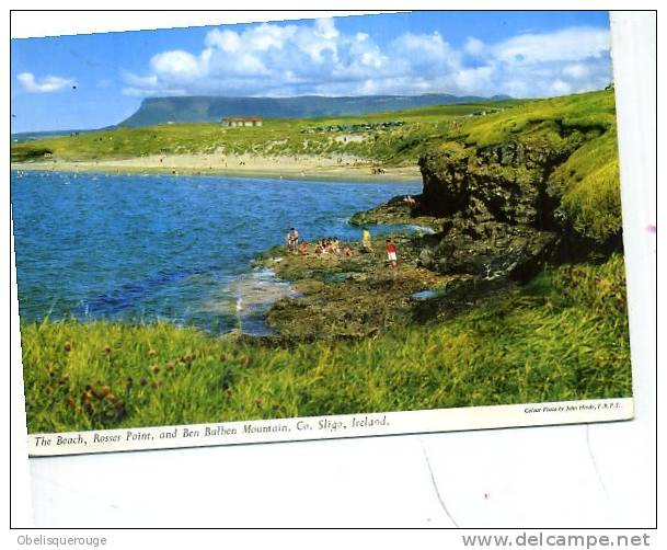 IRELAND BEACH ROSES POINT AND BEN BULBEN MONTAIN CO SLIGO  ANIMATION THE FENIANS - Sligo