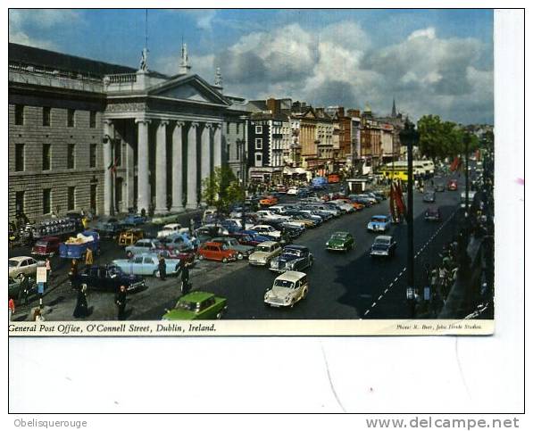 GENERAL POST OFFICE O CONNELL STREET DUBLIN IRELAND VOITURES CARS ANIMATION - Dublin