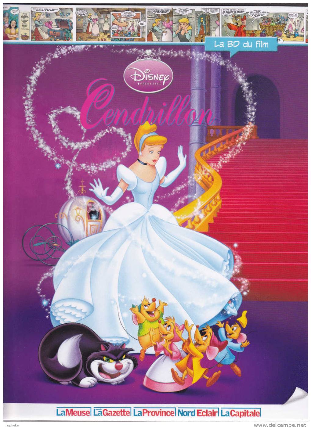 Walt Disney La BD Du Film 14 Cendrillon Paperview Europe 2009 - Disney