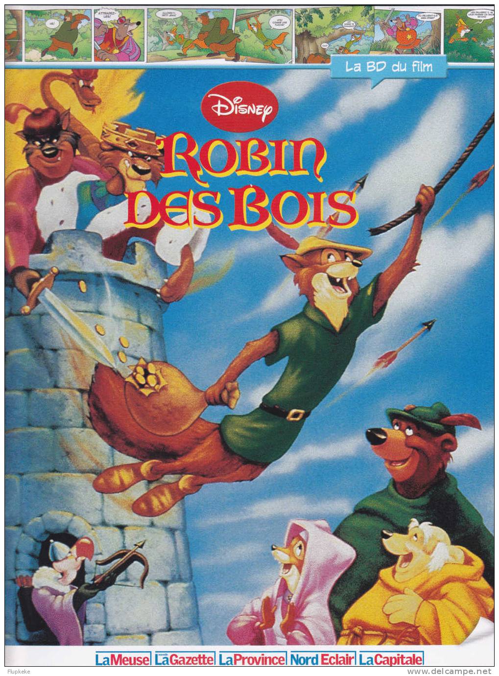 Walt Disney La BD Du Film 18 Robin Des Bois Paperview Europe 2009 - Sammlungen