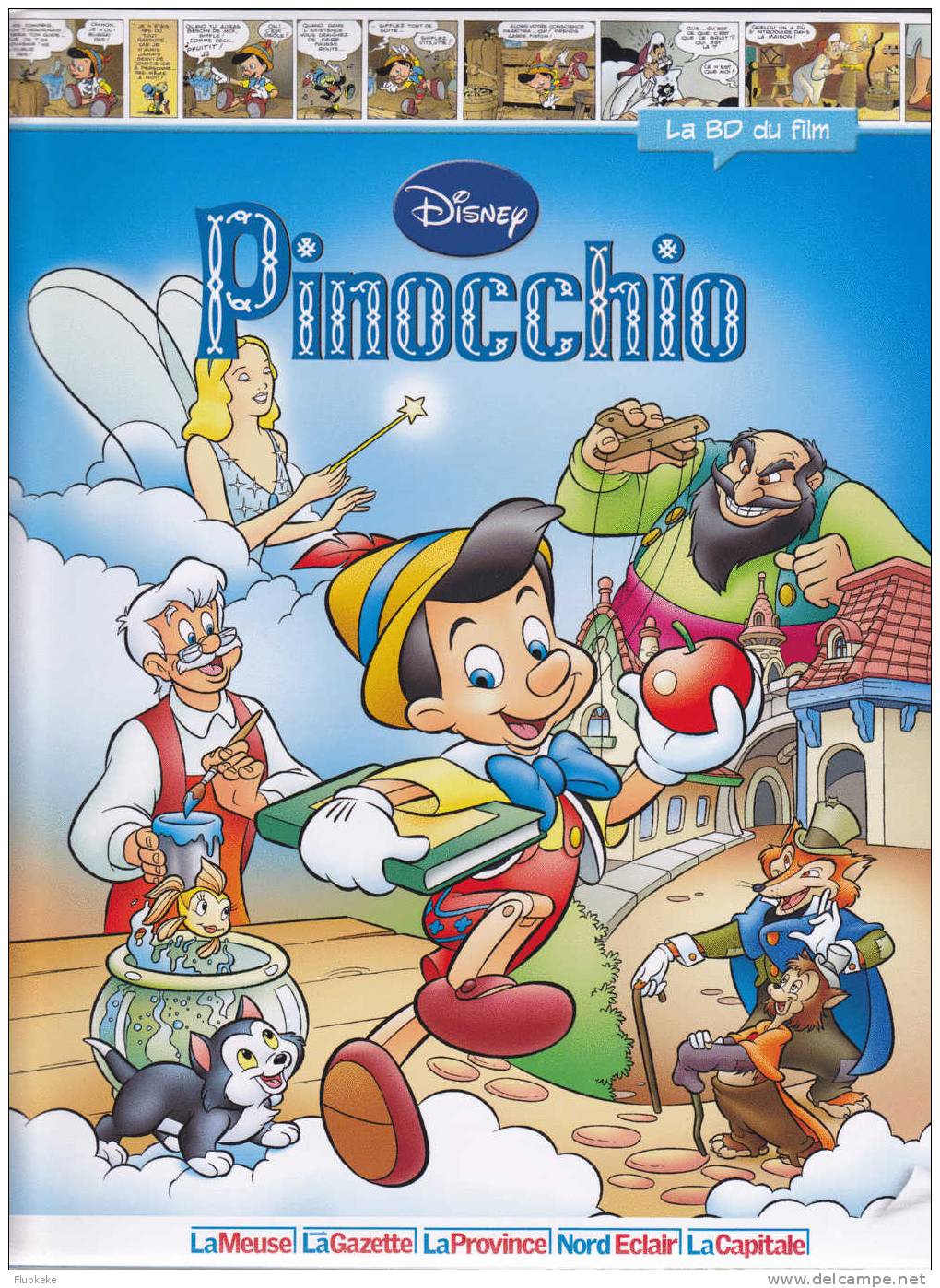 Walt Disney La BD Du Film 19 Pinocchio Paperview Europe 2009 - Sammlungen