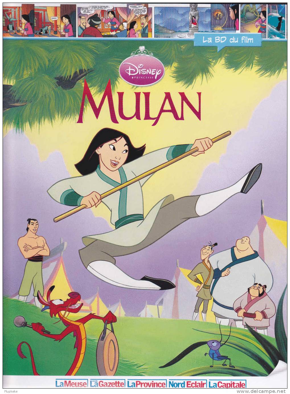 Walt Disney La BD Du Film 20 Mulan Paperview Europe 2009 - Colecciones Completas