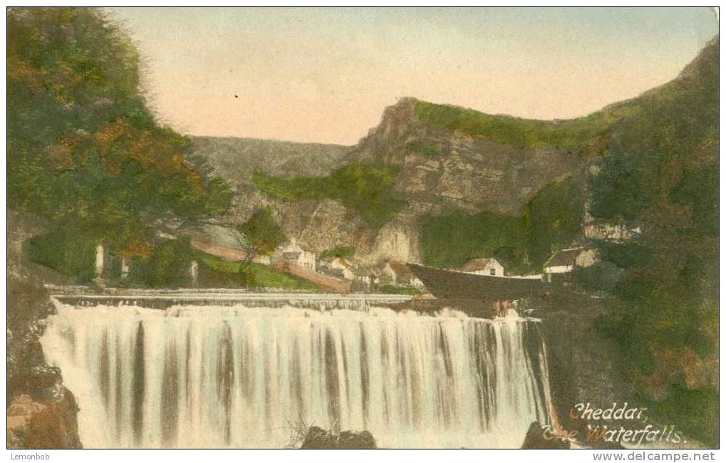 Britain United Kingdom Cheddar, The Waterfalls 1916 Used Postcard [P1500] - Cheddar