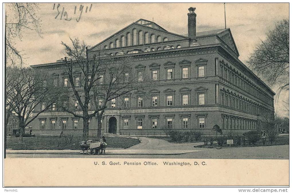 U.S. Govt. Pension Office- WASHINGTON, D.C. - Washington DC