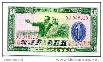 Billet Albanie Neuf - Albania