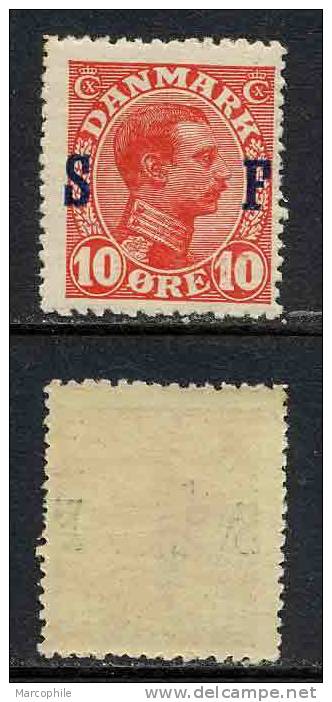 DANEMARK / 1920 - TIMBRE DE SERVICE # 21 ** - 10 ö. Rouge / COTE 29.00 EURO - Servizio