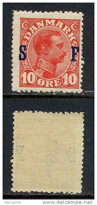 DANEMARK / 1920 - TIMBRE DE SERVICE # 21 ** - 10 ö. Rouge / COTE 29.00 EURO - Dienstzegels