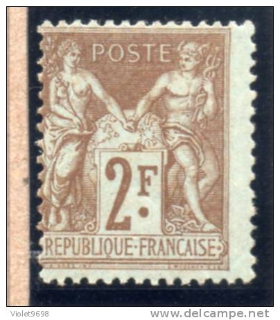 FRANCE : TP N° 105 * - 1898-1900 Sage (Tipo III)