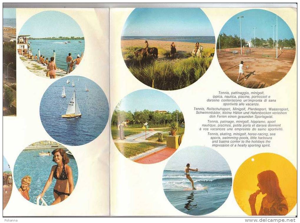 C0120 - Brochure Turistica CHIOGGIA-SOTTOMARINA-ISOLA VERDE Azienturismo Anni '70 - Tourismus, Reisen