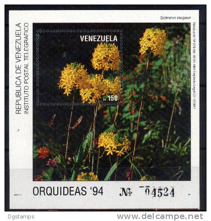 Venezuela 1994 ** YT1676-85, BF40 (22€). Orquídeas: Serie Completa En Minipliego Y Bloc. - Orchidee