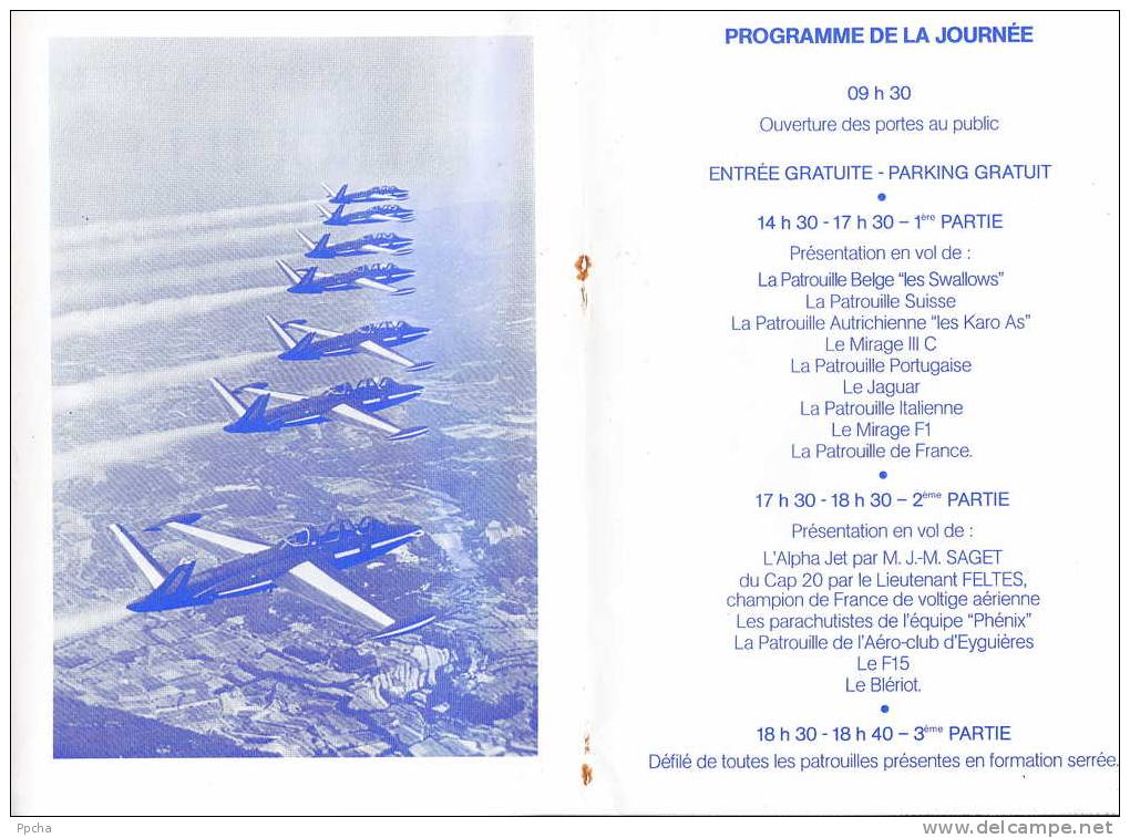 Patrouille De France Air Mirage Salon De Provence / Magazine + Programme Voltige - Aviation