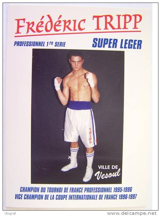 Frédéric TRIPP ( Boxe) à VESOUL - Boksen