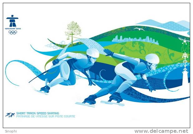 A44-008   @     2010 Vancouver Winter Olympic Games  , ( Postal Stationery , Articles Postaux ) - Winter 2010: Vancouver