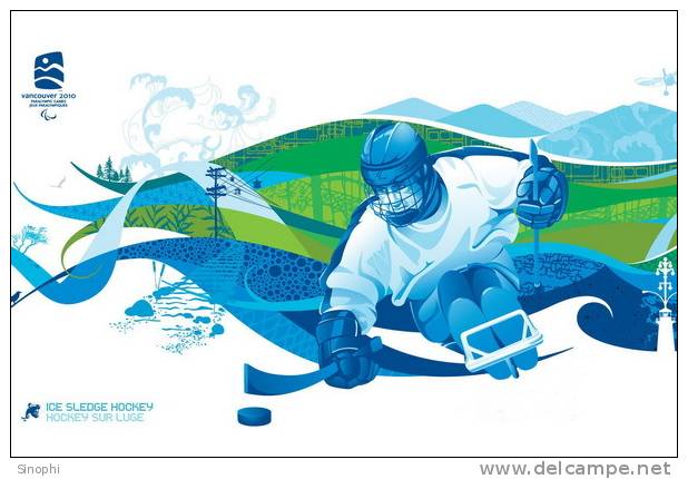 A44-009   @     2010 Vancouver Winter Olympic Games  , ( Postal Stationery , Articles Postaux ) - Invierno 2010: Vancouver