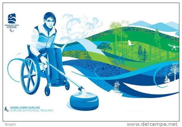 A44-015   @     2010 Vancouver Winter Olympic Games  , ( Postal Stationery , Articles Postaux ) - Invierno 2010: Vancouver